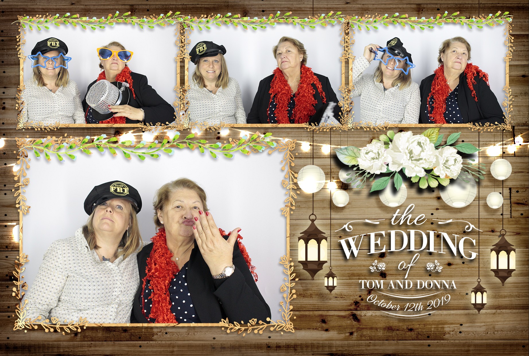 Tom & Donna's Wedding  | View more photos from the event at gallery.myphotoboothexperience.co.uk/u/MyPhotoBoothExperienceLtd/Tom-Donnas-Wedding